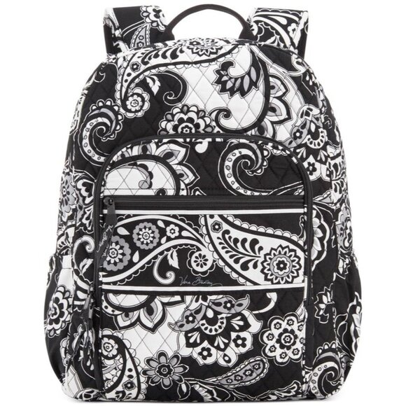 Vera Bradley Black and White Floral Backpack main image 11
